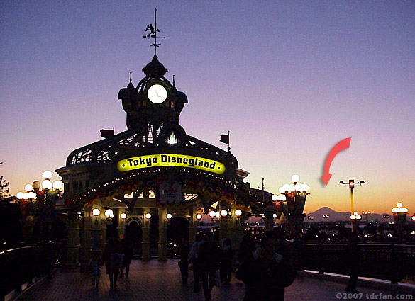 Mount Fuji From Tokyo Disney Resort